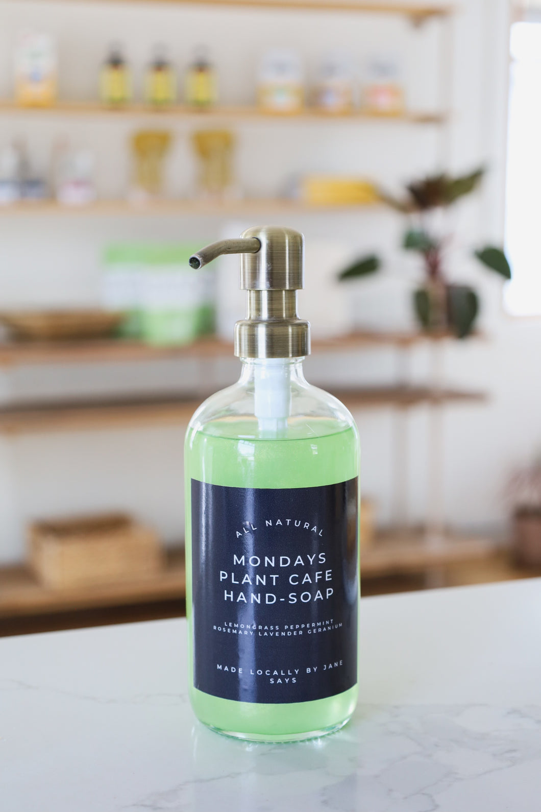 Monday's Plant Cafe/Jane Says Hand-Soap