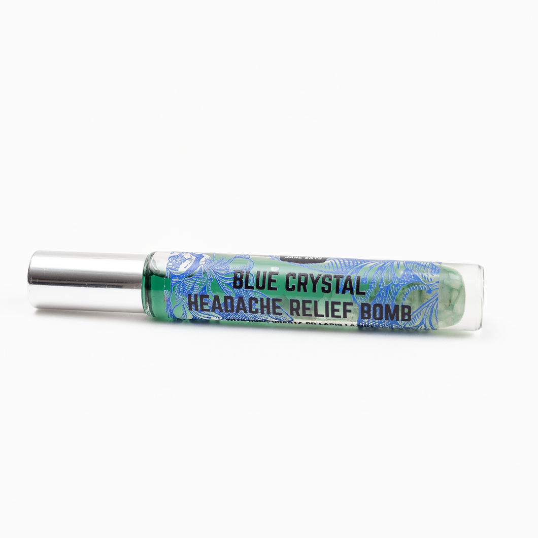 Blue Crystal Headache Relief Bomb